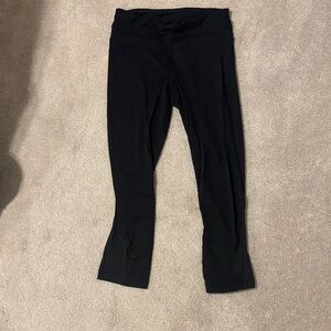 Lululemon Athletica Cropped Black Leggings